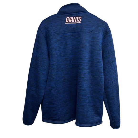 Sporty Fanwear Zip Jacket NFL Giants Sherpa Blue GIII Size L - Picture 6 of 9